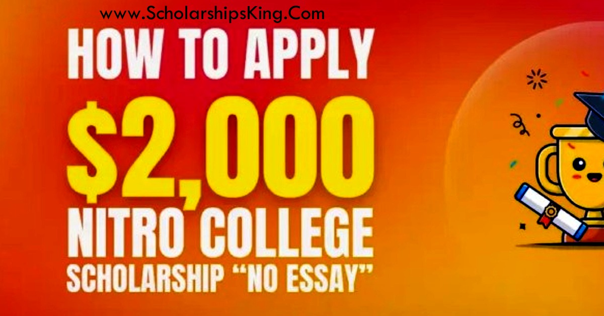 nitro no essay scholarship requirements