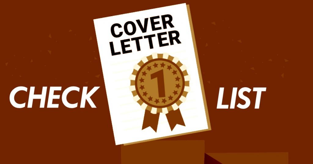 PhD Cover Letter Writing Checklist