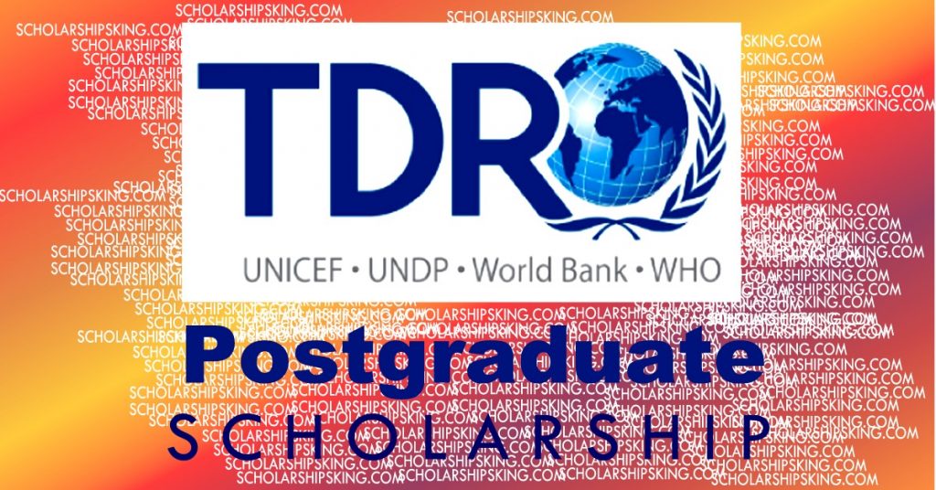 TDR Postgraduate Scholarship